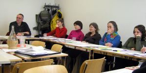 Some of the politicians listening to the presentations